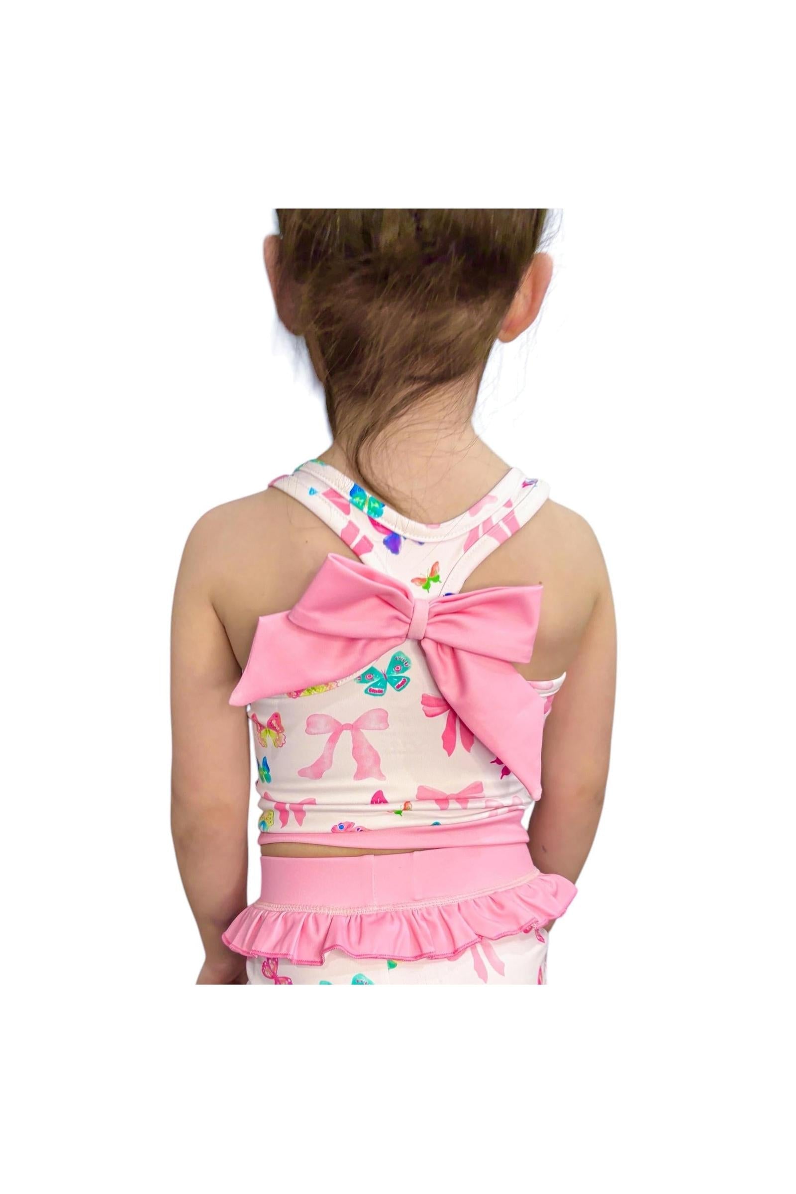 Girls Pant and Tank Athletic Set