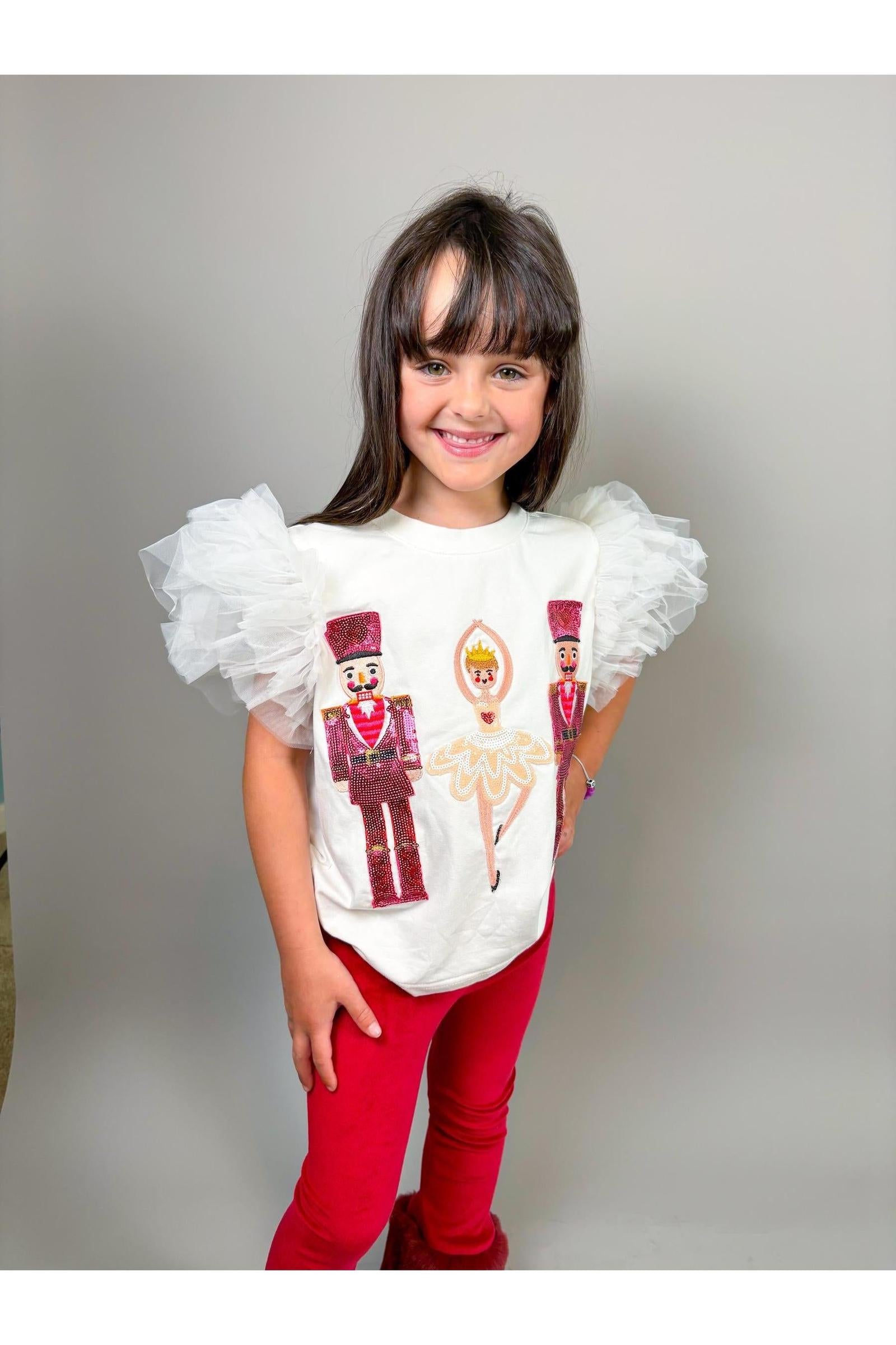 Nutcracker and Ballerina Patched Top
