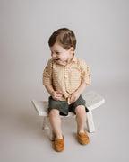 Forest Green Corduroy Boy Shorts