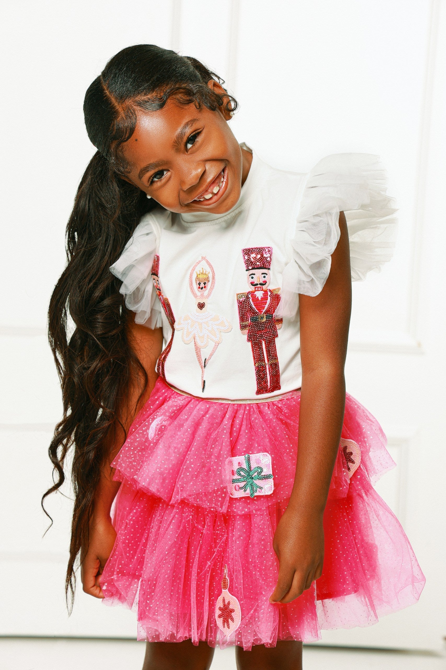 Nutcracker and Ballerina Patched Top