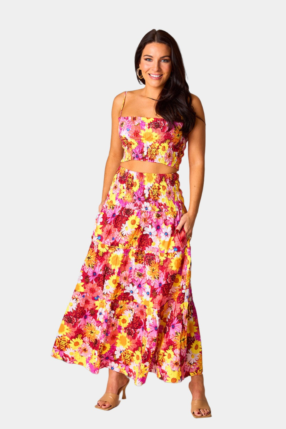 Women’s Smocked Two-Piece Set