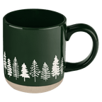 Pine Trees 14oz. Stoneware Coffee Mug