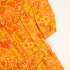 Retro Boho Long Sleeve Girls Fall Dress