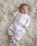 Boy Crawfish Pima Cotton Convertible Baby Gown