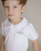 Toddler Boy Yellow Gator Pima Cotton Short Play Set