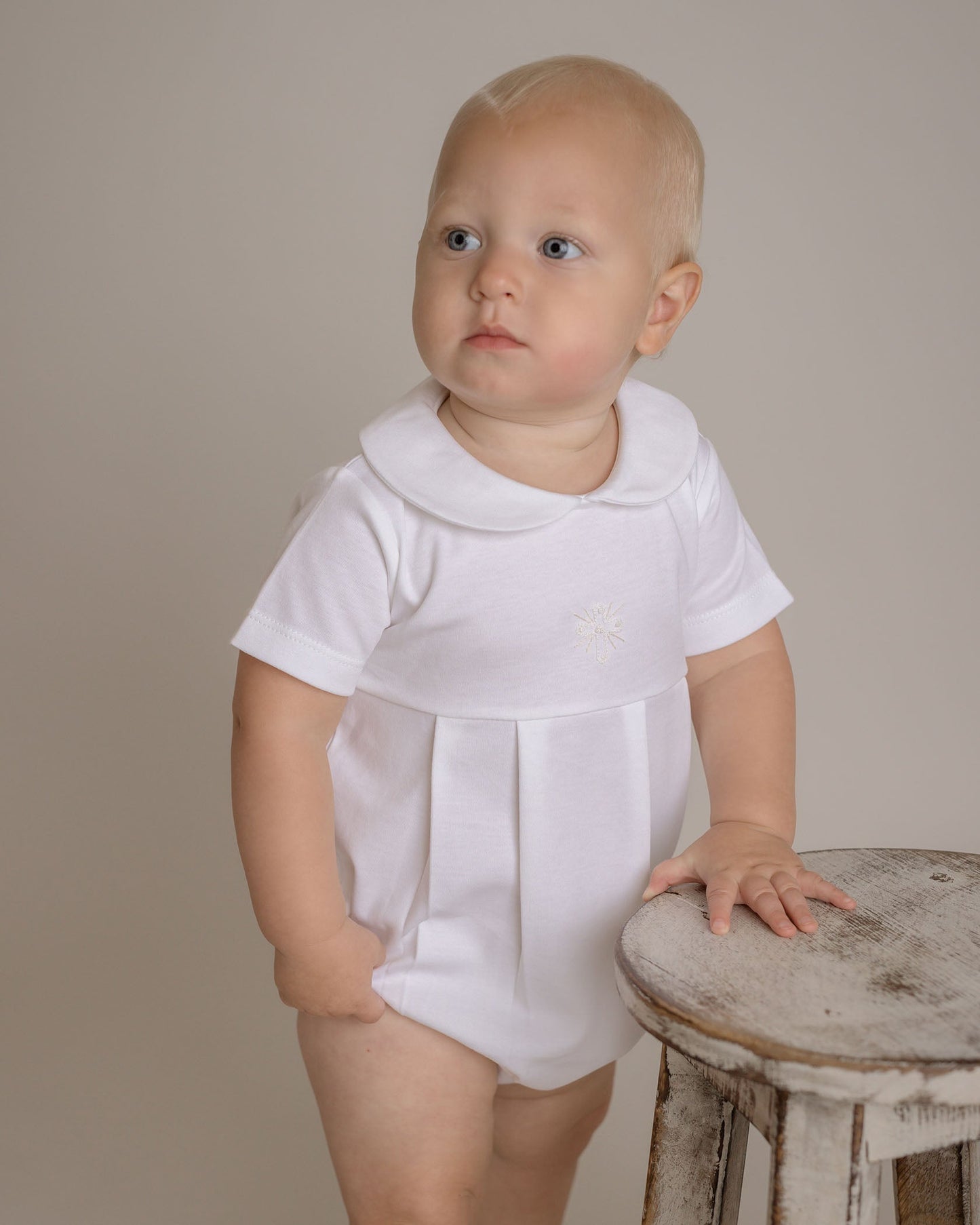 Cross Pima Bubble Romper