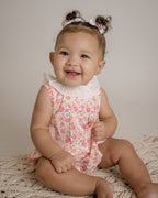 Baby Girl Pink Nena Flutter Bubble Romper