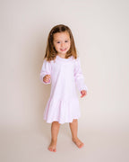 Baby Girl Pink Long Sleeve Jersey Dress