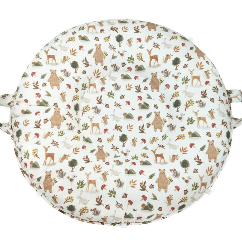 Cedar Sage Round Floor Pillow Cushion