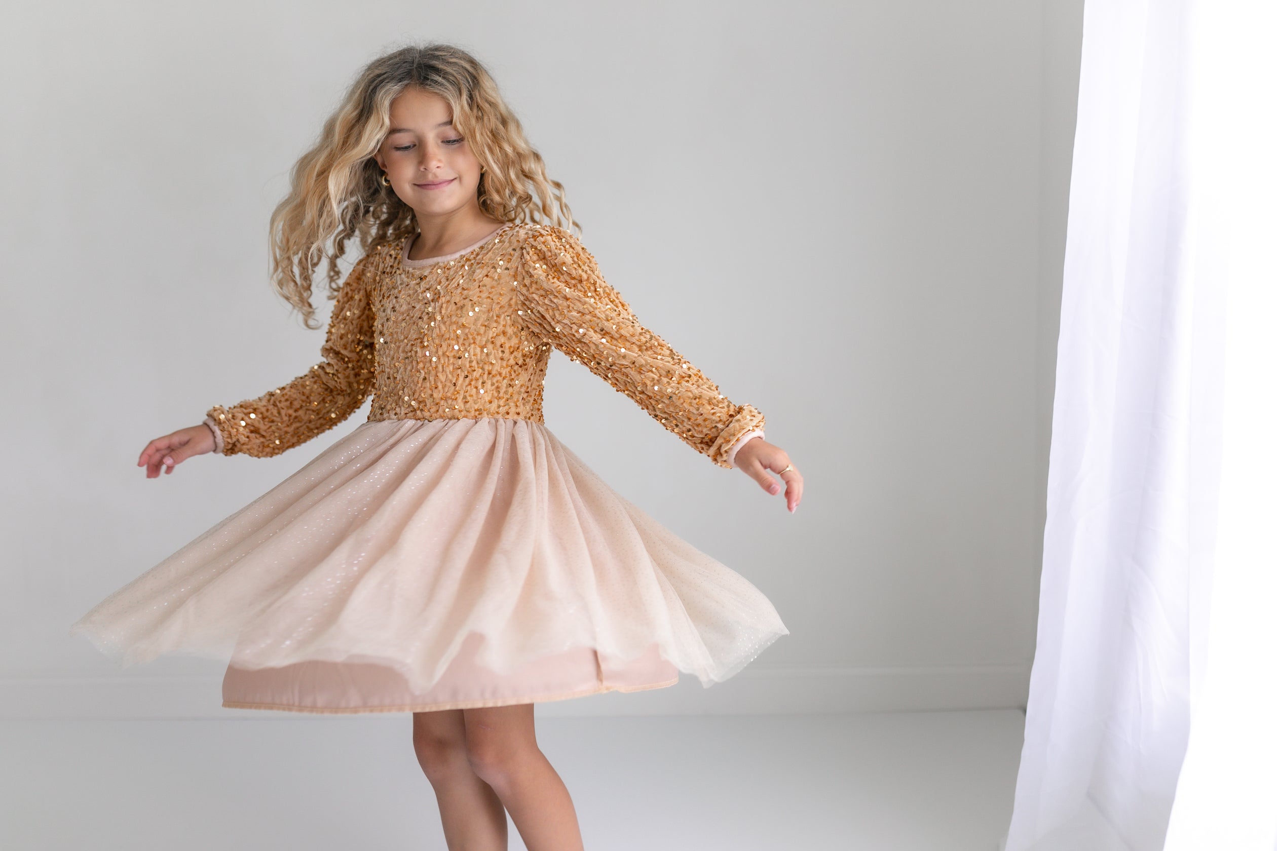 Champaign Sequin Dress