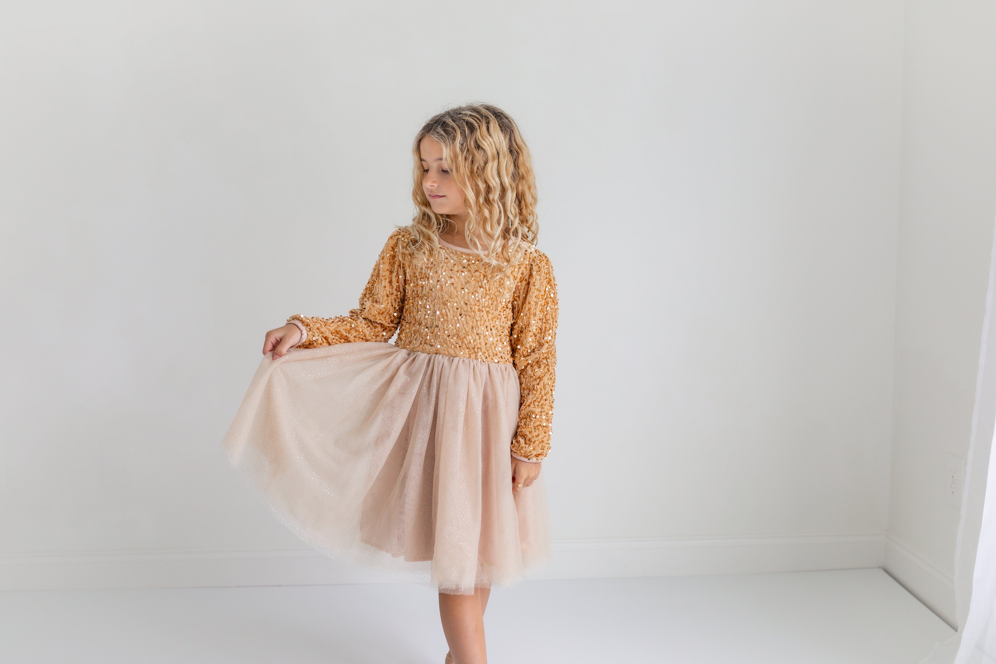 Champaign Sequin Dress