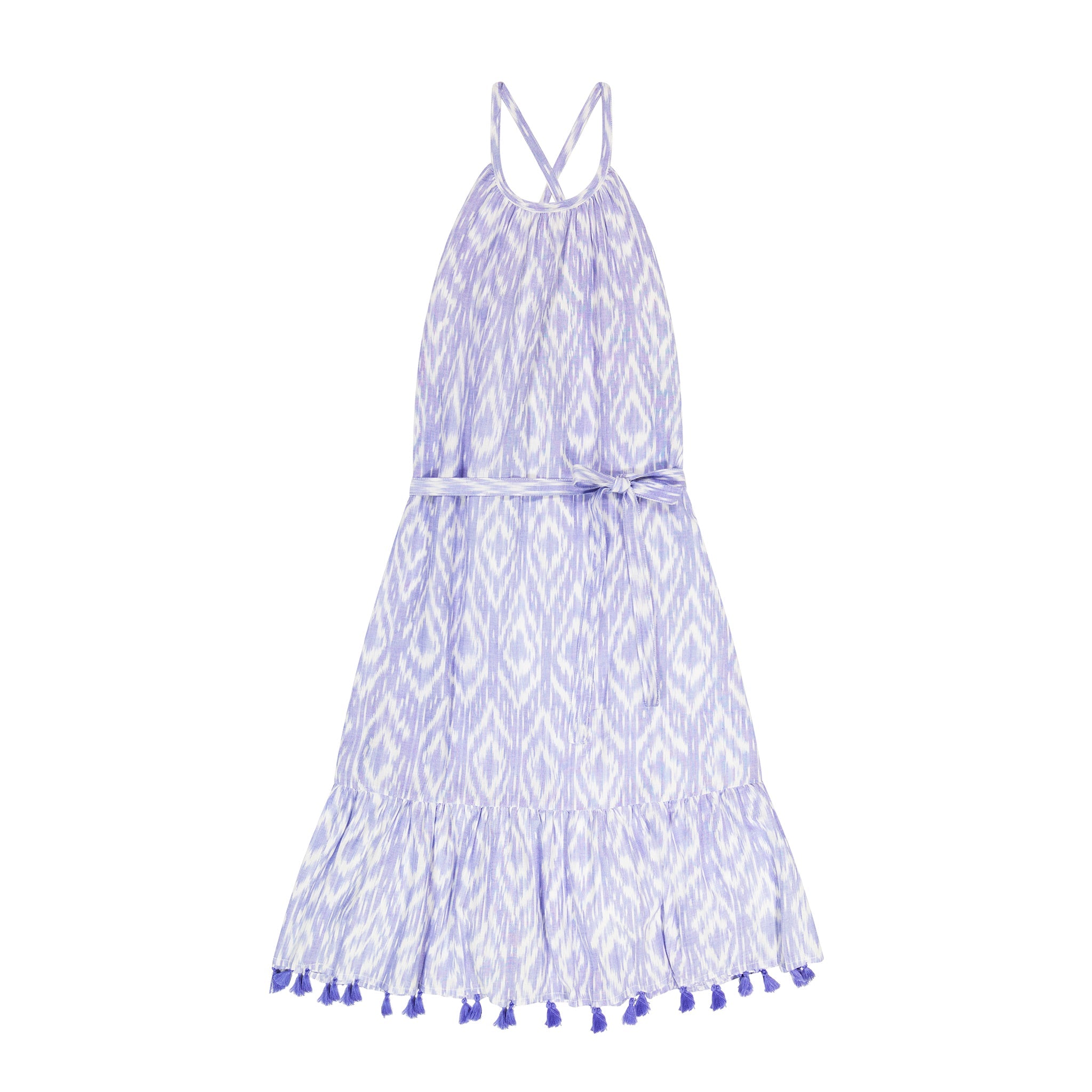 Chantal Women's Sundress Blue Ikat
