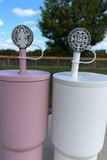 Catholic Straw Toppers: St. Benedict Medal (a 2 pack!)