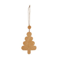 Christmas Tree Leather Ornament | Handmade & Sustainable