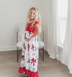 Christmas Bow Lounge Gown