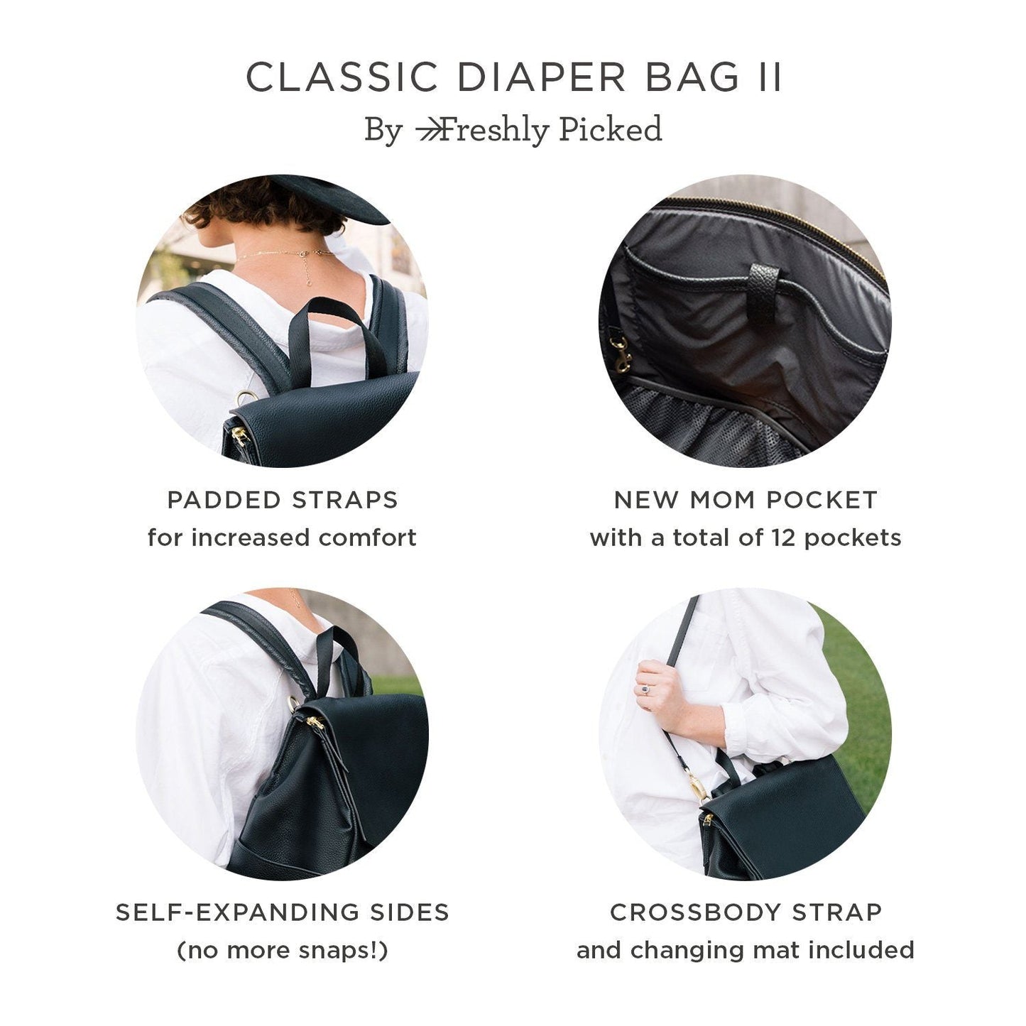 Hot Pink Classic Diaper Bag II