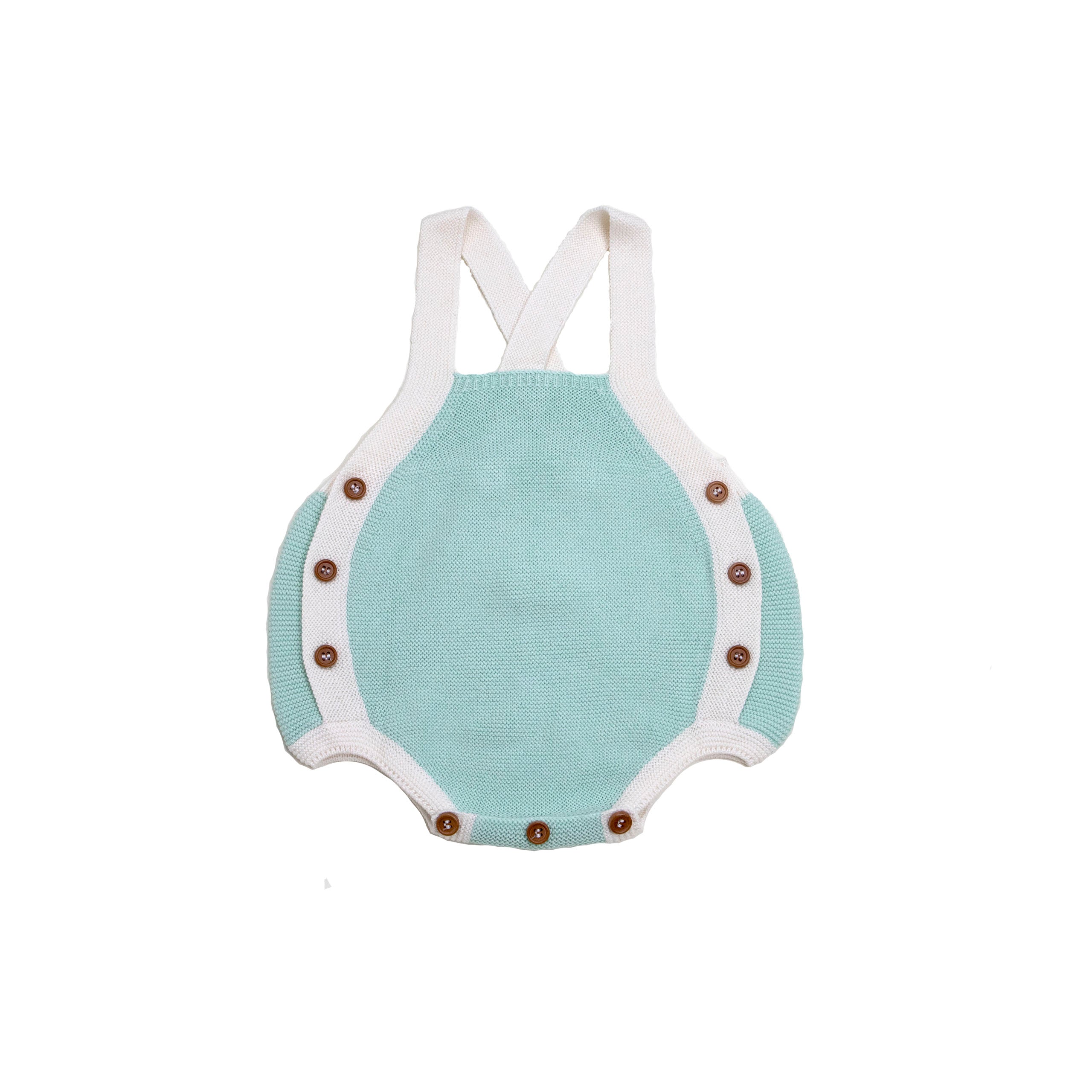 Baby Girl Colorblock Knit Bubble