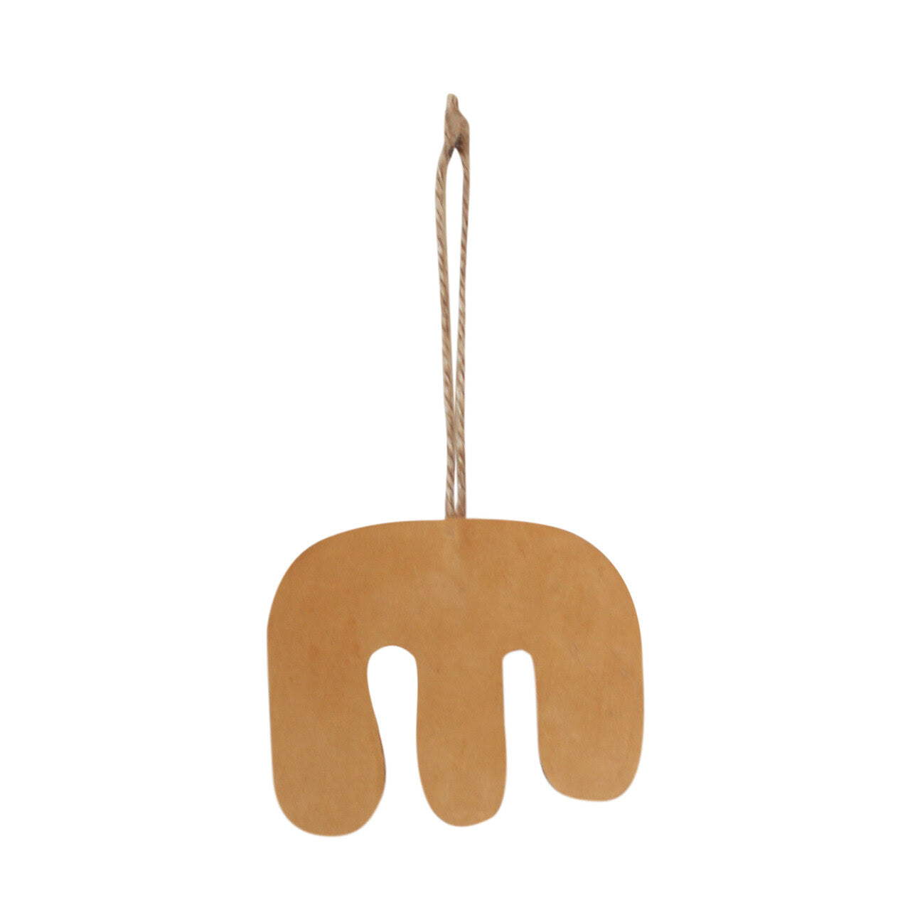 Christmas Comb Leather Ornament | Repurposed Leather