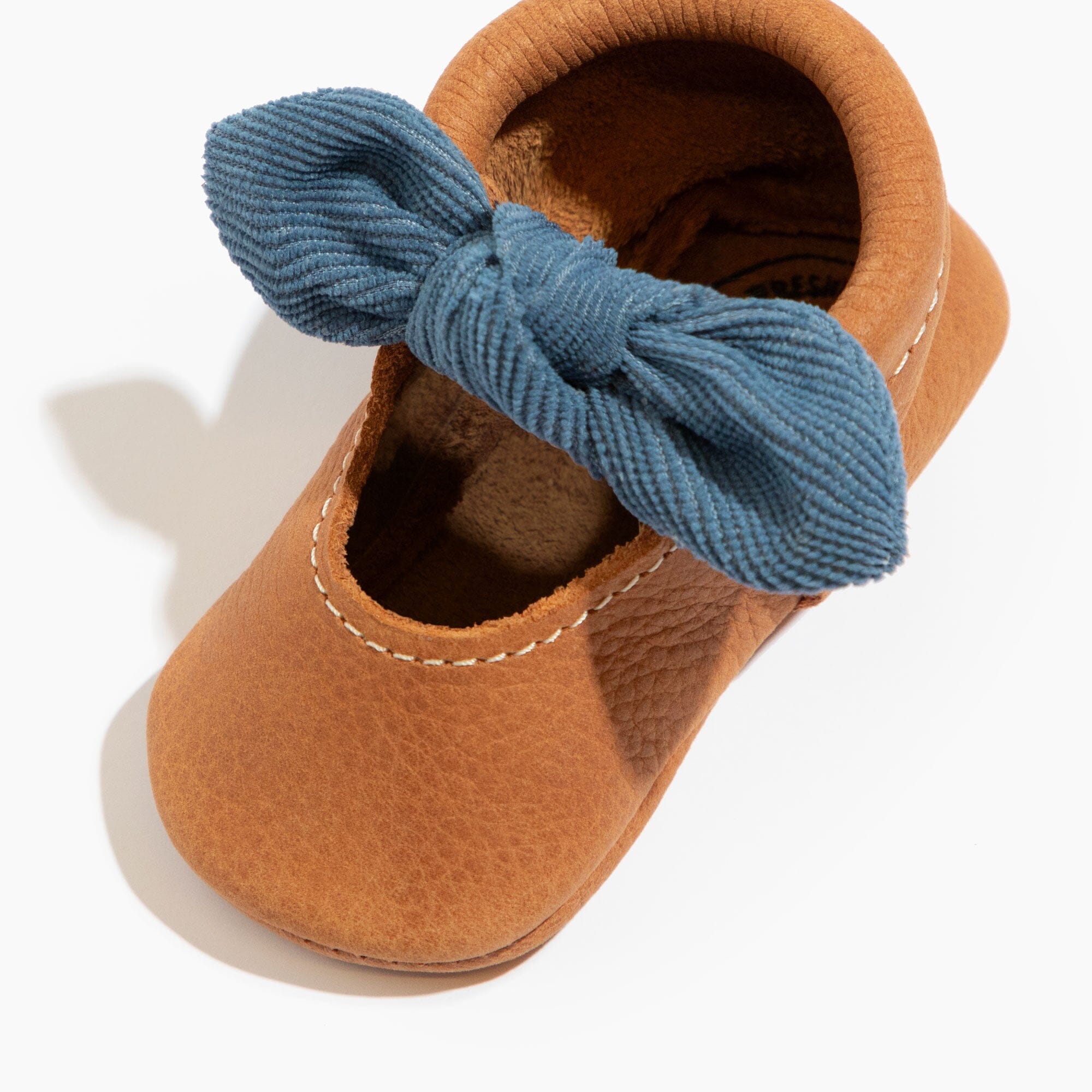Knotted Bow Baby Shoe