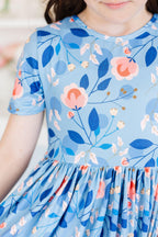 Girls Country Blooms Twirl Dress with Pockets