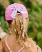 Cowgirl Boot Bow Baseball Hat (Baby, Youth)