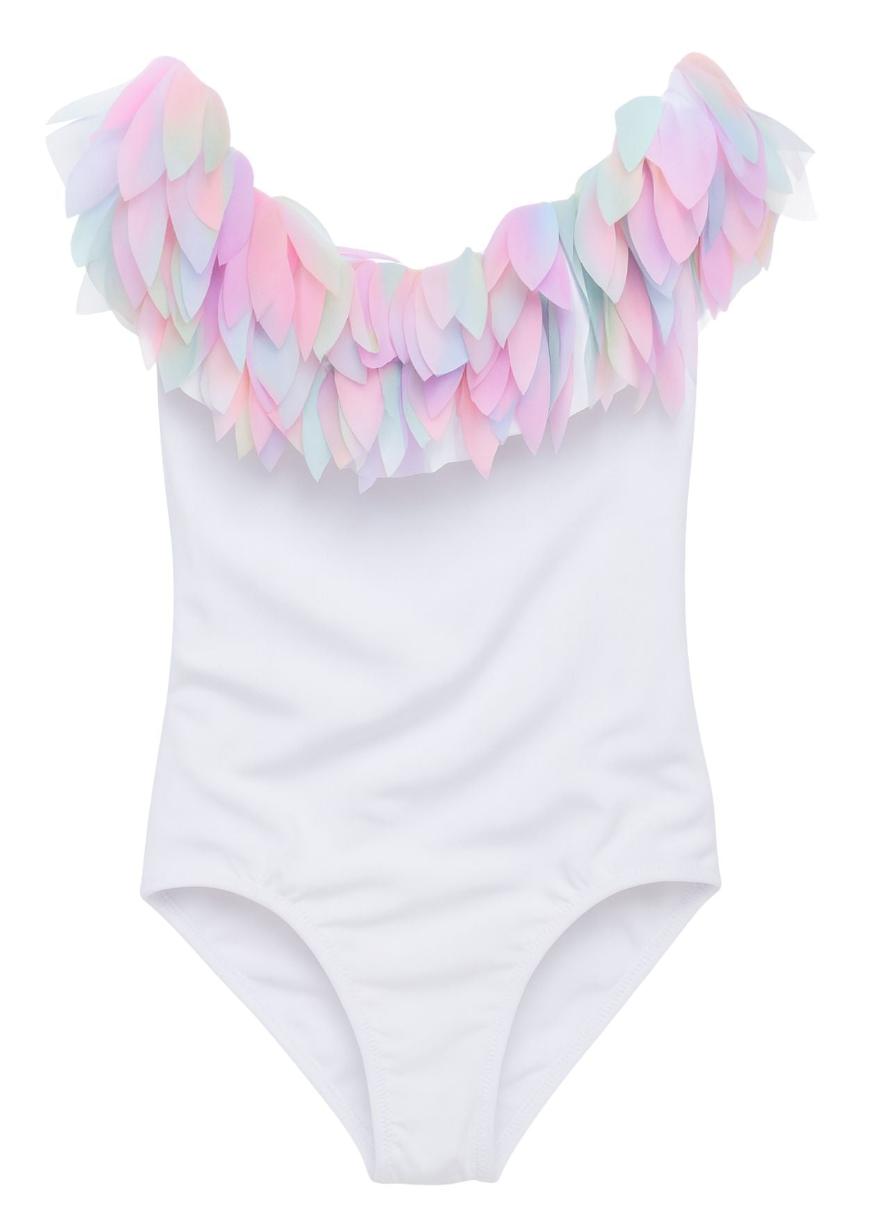 White Unicorn Petals Swimsuit