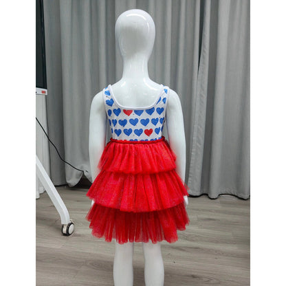 Sparkly 4th of July Tulle Dress