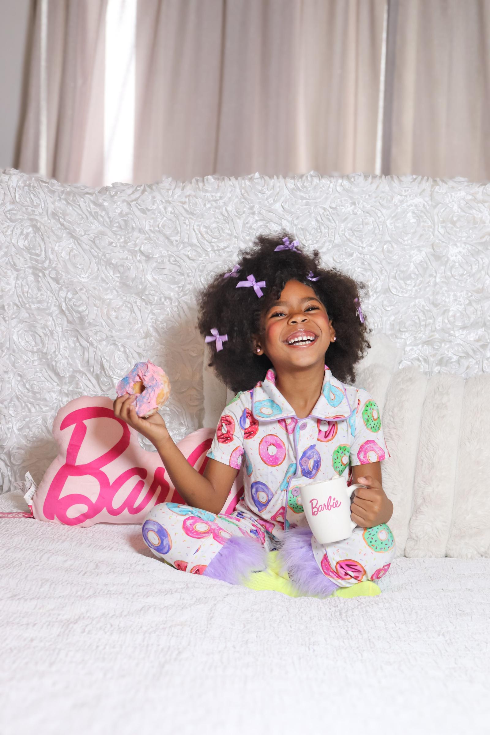 Girls Bamboo Feather PJs