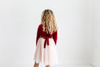 Red Velvet Tulle Dress