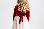 Red Velvet Tulle Dress