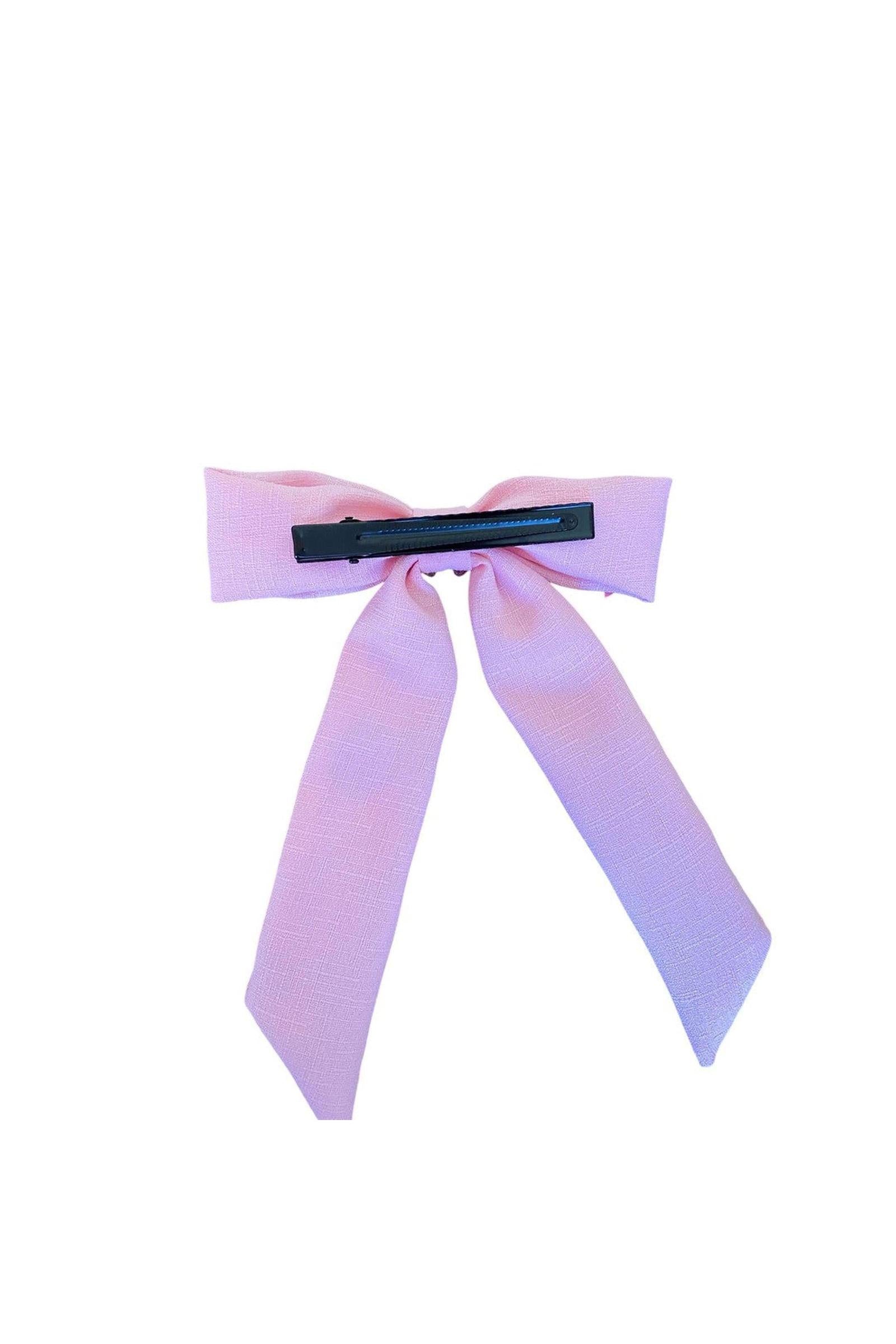 Girls Bow and Butterfly Charm Bow
