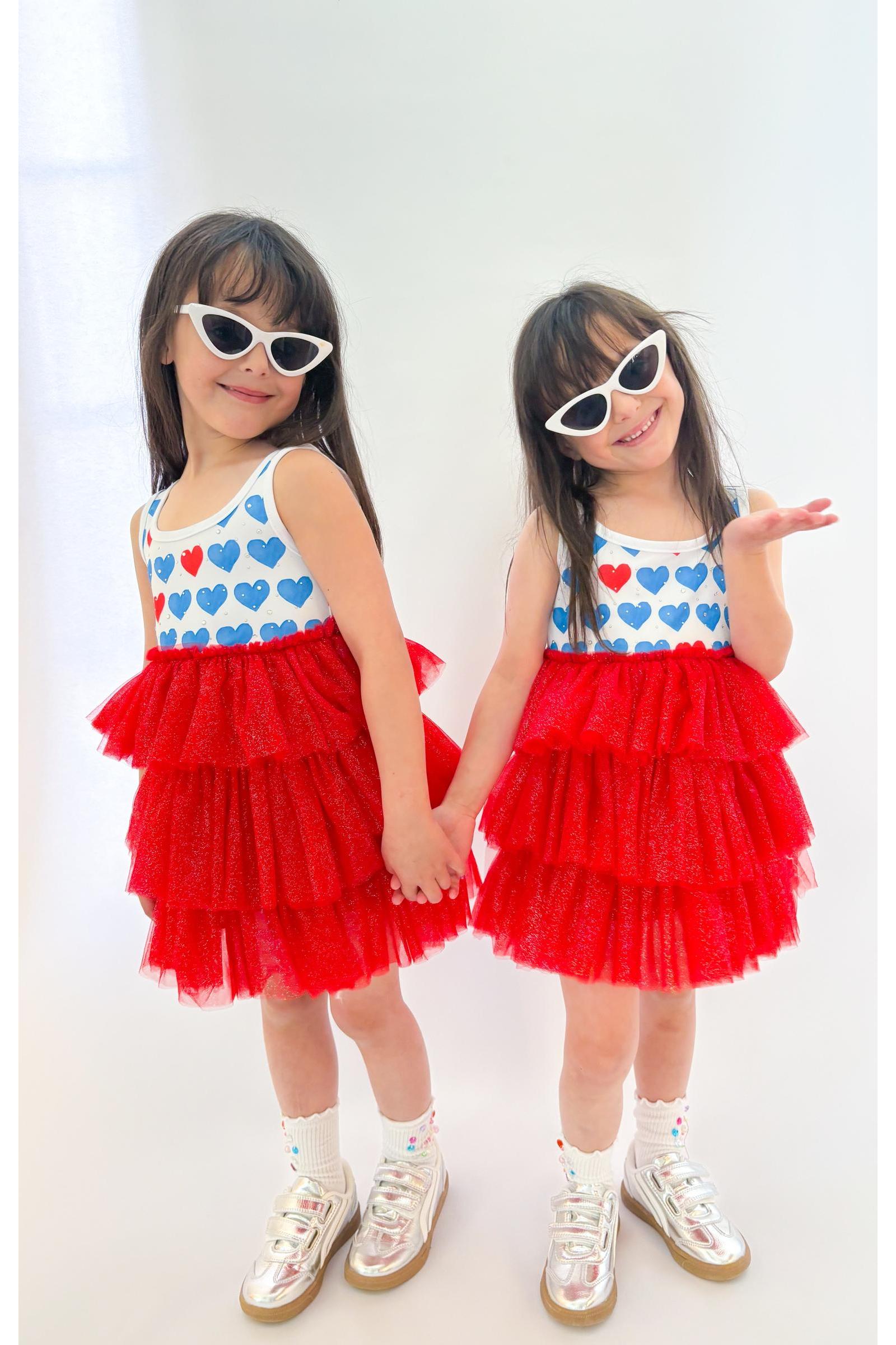 Sparkly 4th of July Tulle Dress