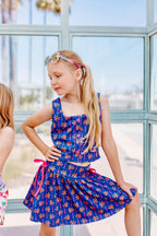 Girls Palm Athletic Two-Pieced Tank and Skort Set