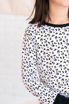 Allie Leopard Bamboo 2-Piece Long Sleeve Set