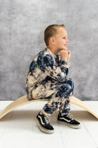 Blue Tie-Dye Jogger Set