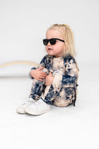 Blue Tie-Dye Jogger Set