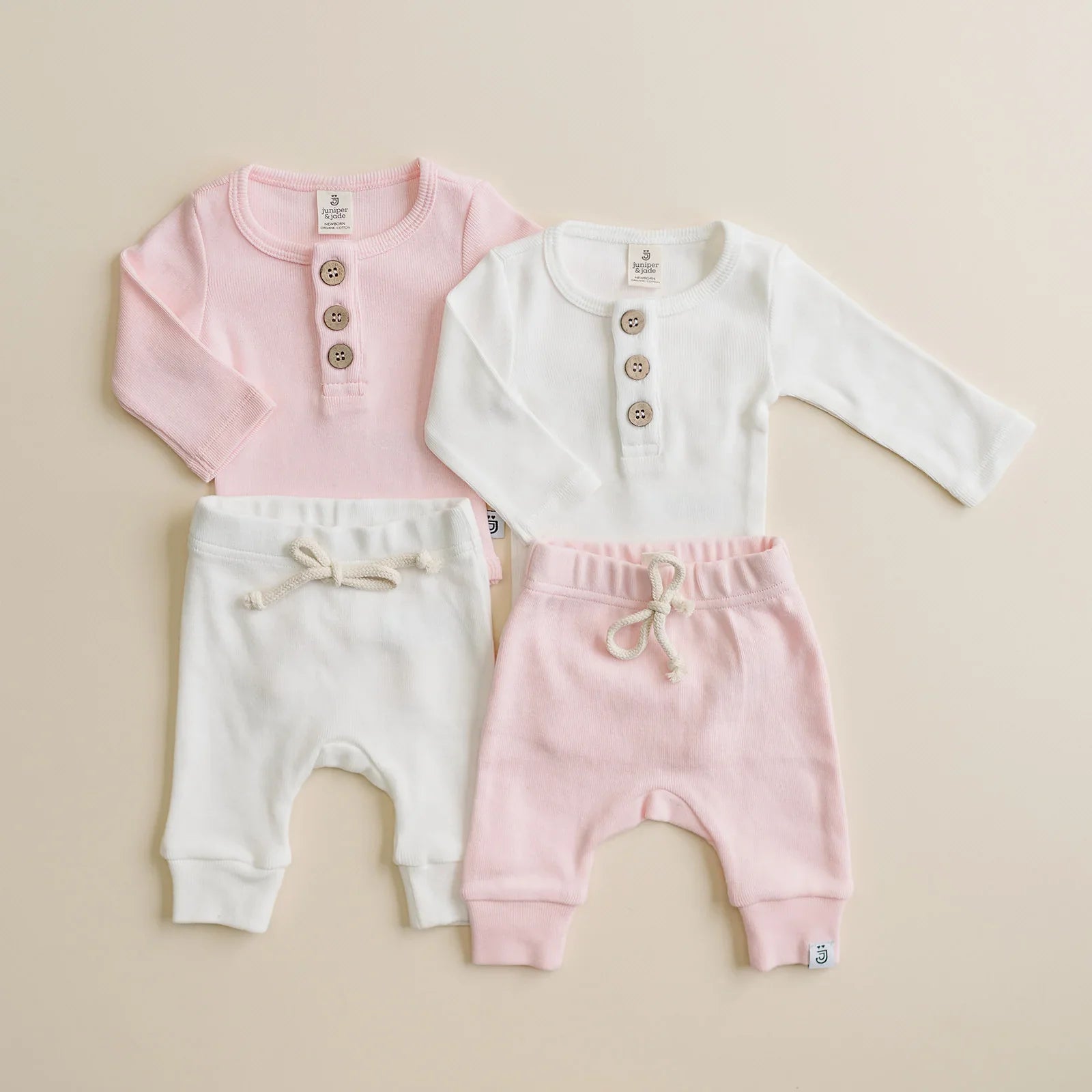 Organic Joggers | Pink