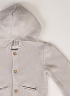 Oragnic William Hooded Knit Cardigan