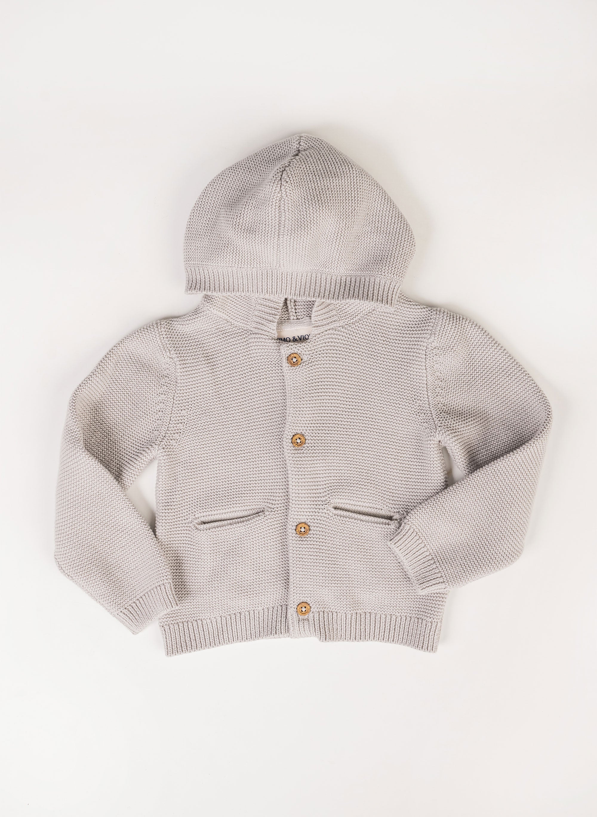Oragnic William Hooded Knit Cardigan