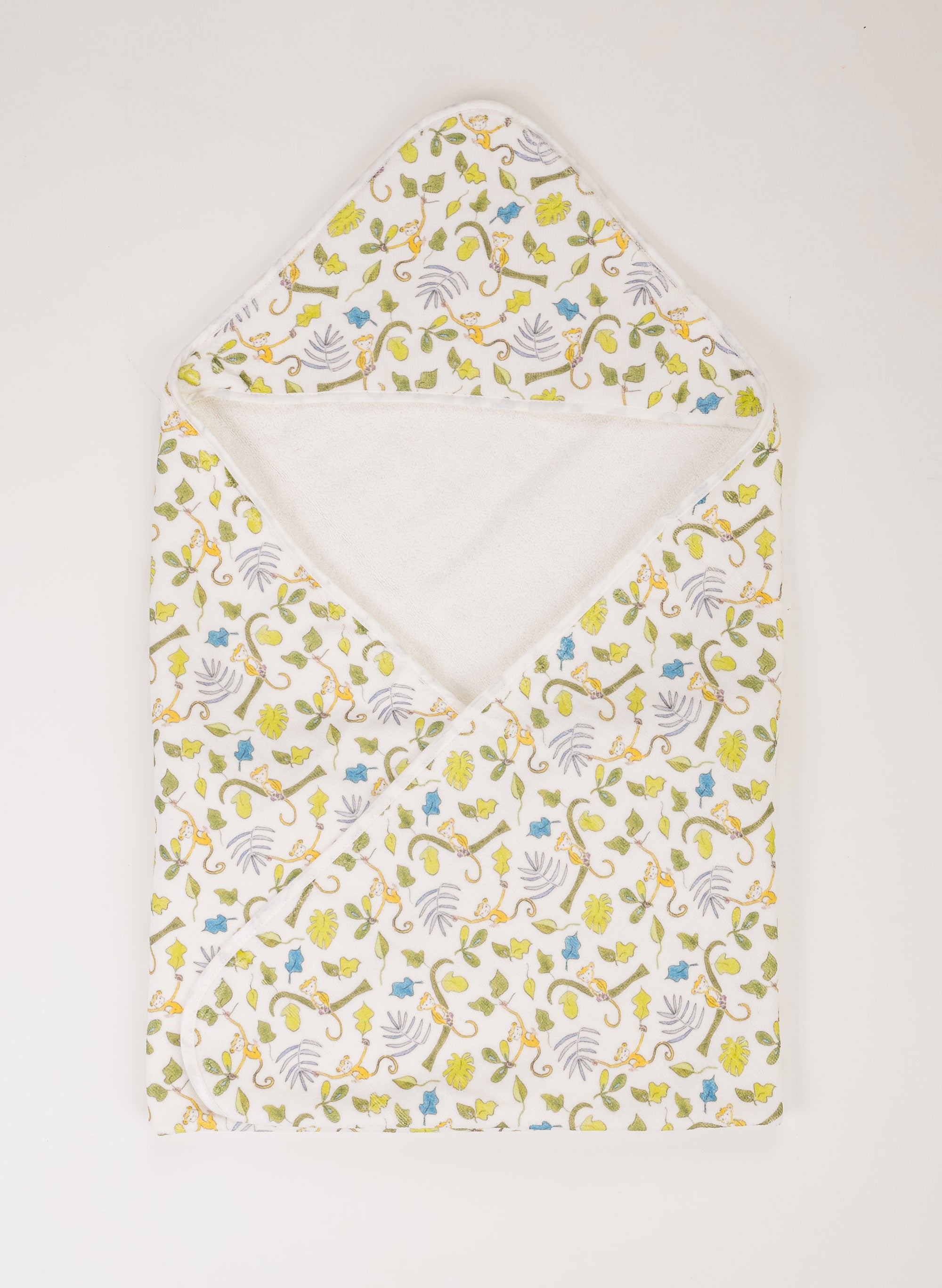 Happy Monkey Hooded Bath Towel