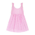 Daphne Girls Flutter Sleeve Dress Violet Booti