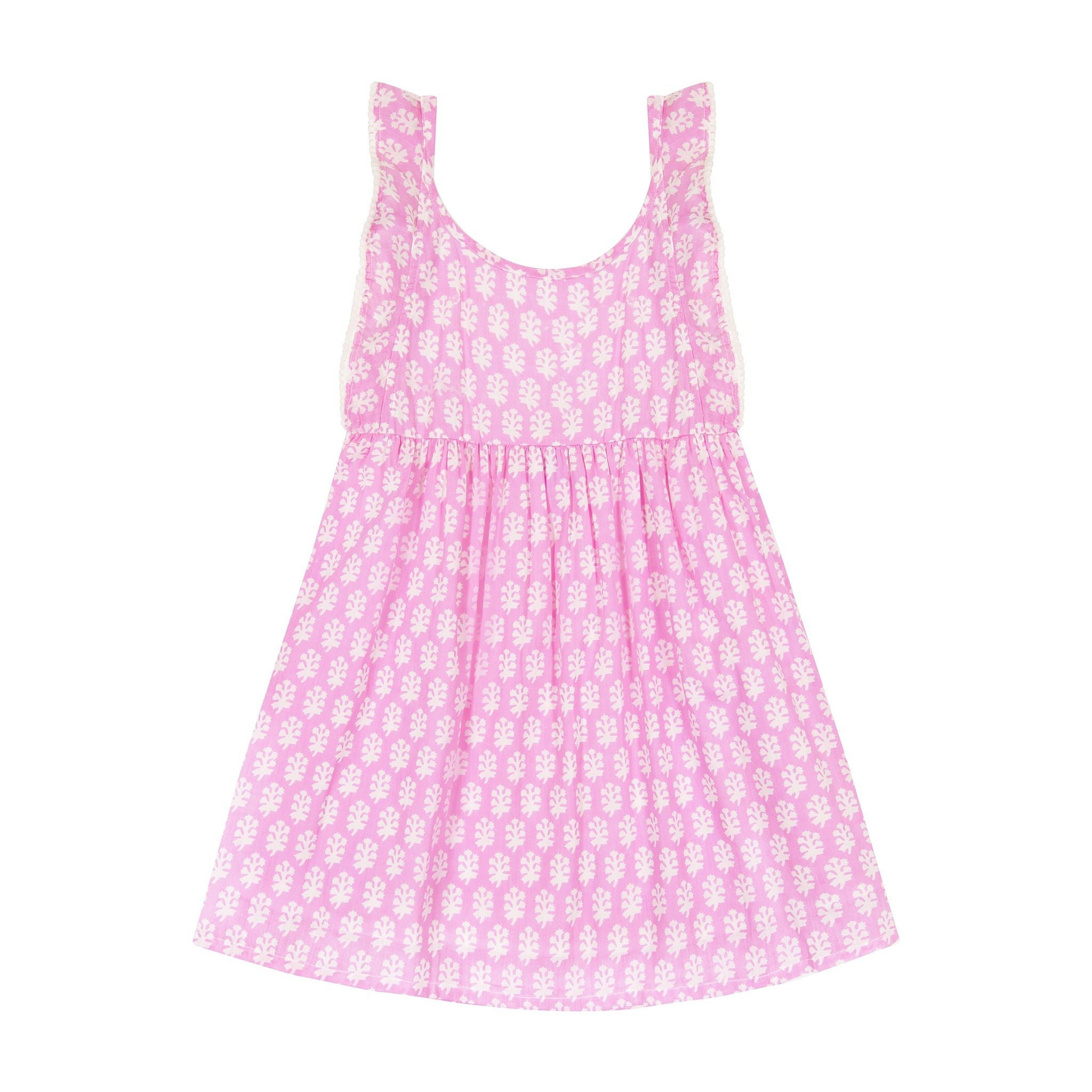 Daphne Girl's Flutter Sleeve Dress Violet Booti