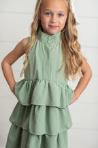 Mint Layered Dress