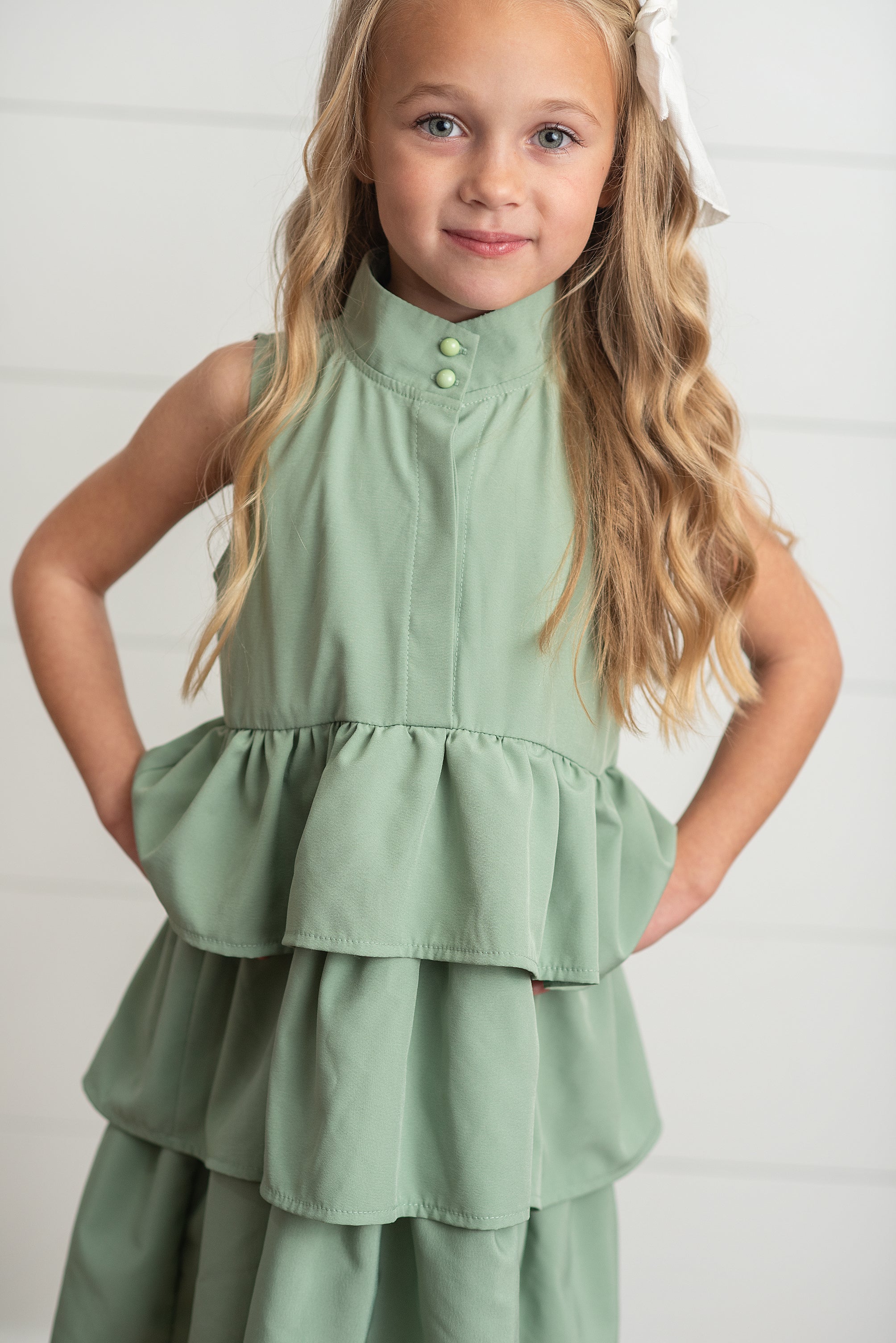 Mint Layered Dress
