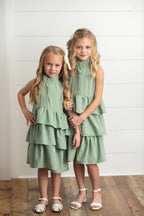 Mint Layered Dress