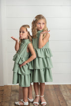 Mint Layered Dress