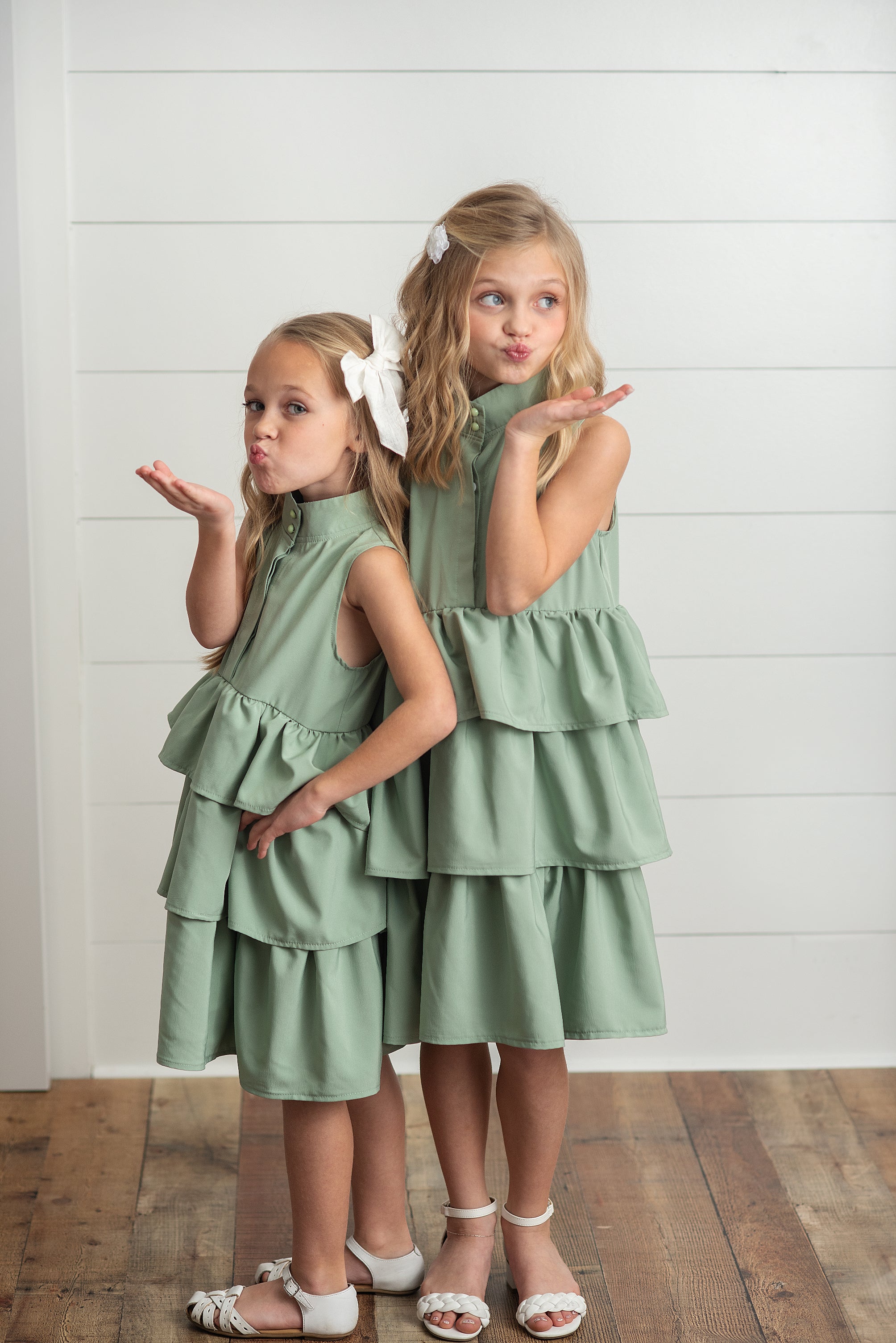 Mint Layered Dress