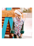 Girls Leopard Print Bubble Vest
