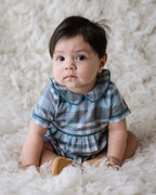 Teal Flannel One Piece