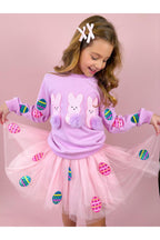 Girls Patched Easter Tulle Skirt